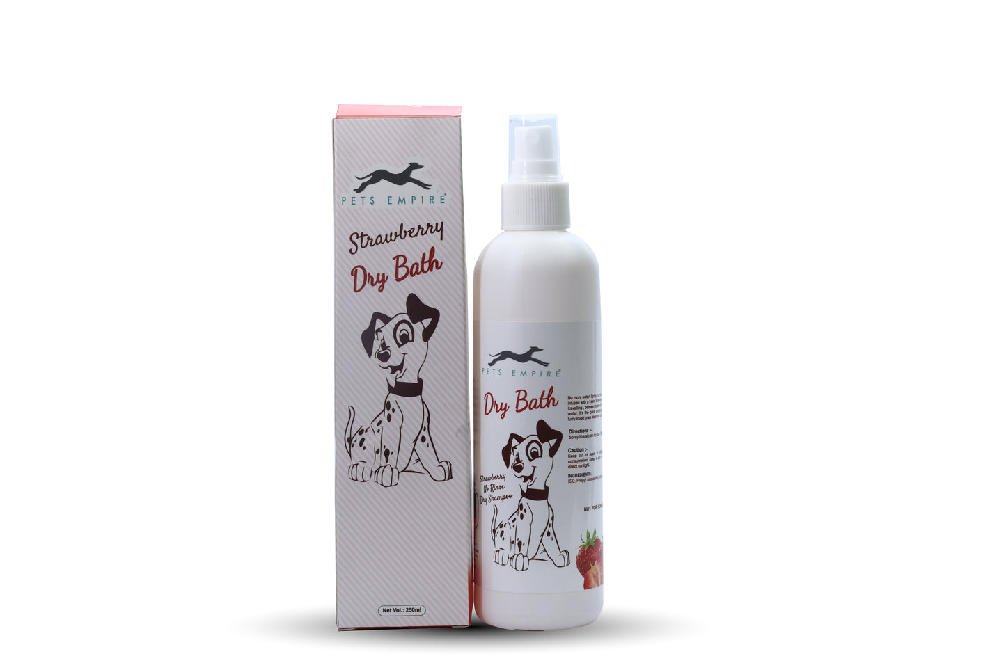 Pets Empire Dry Shampoo for Dogs - Strawberry