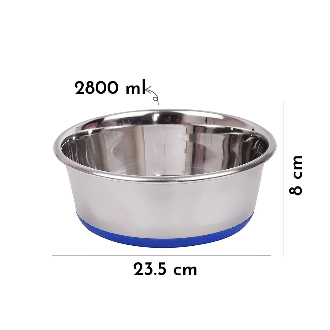 Pets Empire Classic Stainless Steel Dog Bowl (Pack of 2)