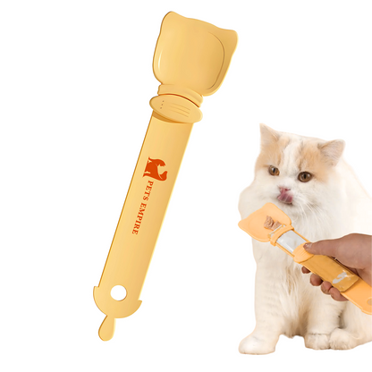 Pets Empire Cat Treat  Lickable  Spoon (Multicolor)-Pack of 3