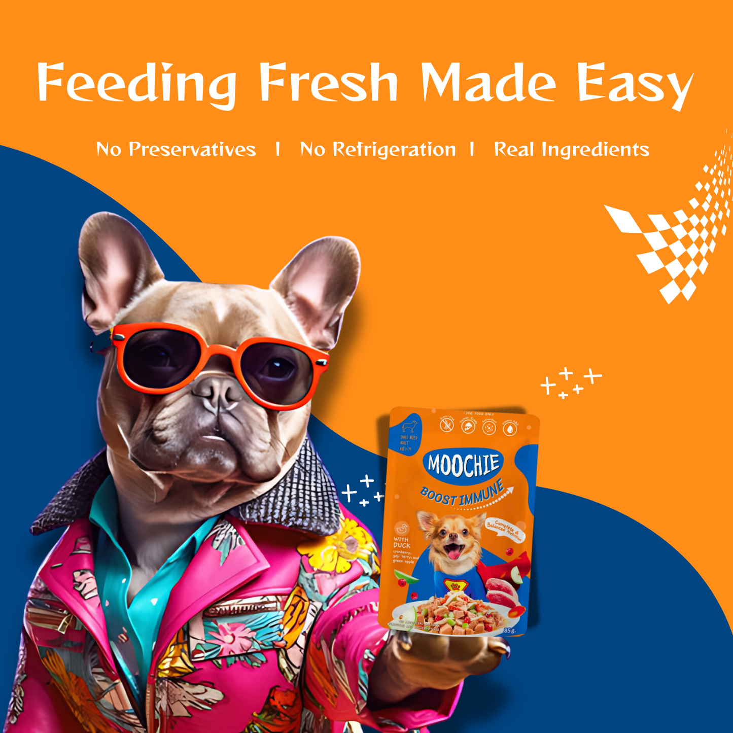 Moochie Wet Food for dogs, Gravy Food (85g )