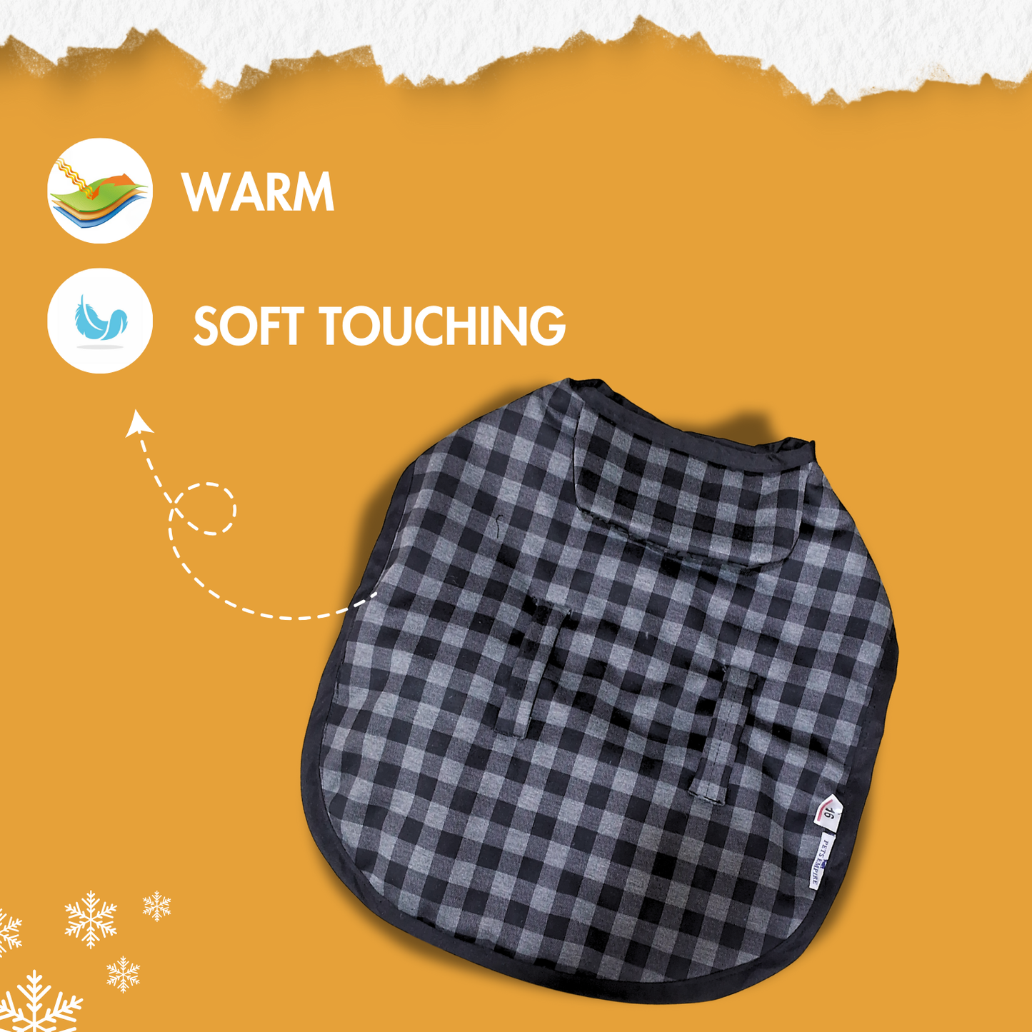 Pets Empire Warm  Winter coat For Dogs (Black)