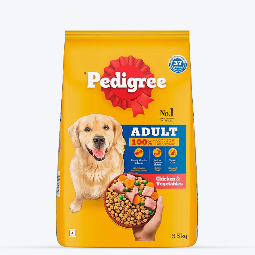 Pedigree Chicken & Vegetables Adult Dry Dog Food