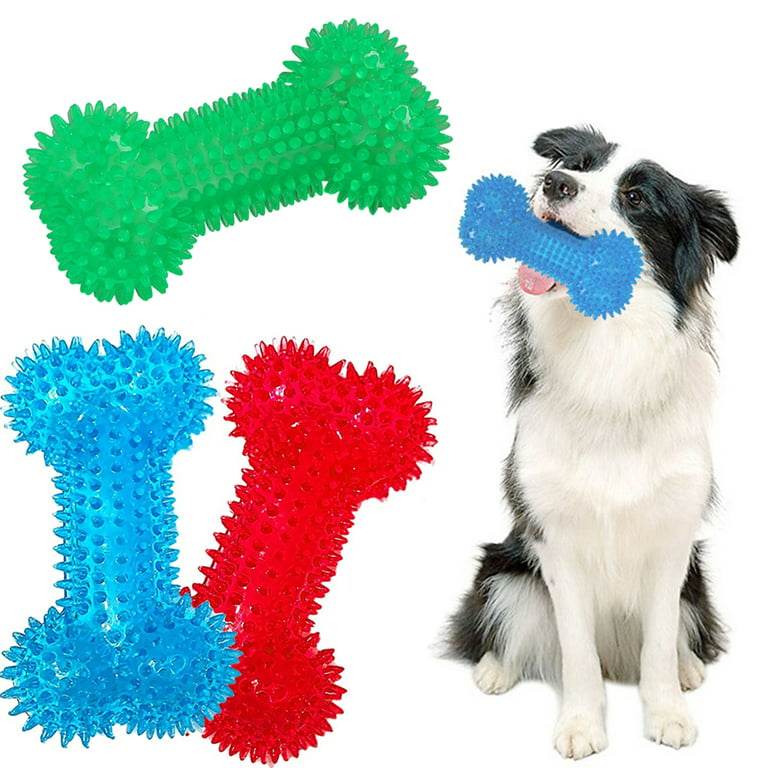 PETS EMPIRE 6"inches Dog Bone with Squeaker Toy