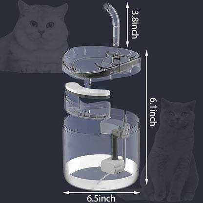 Pets Empire Automatic Water Fountain Dispenser for Cats - 1.8L