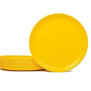 PETS EMPIRE Training Chew Teeth Plastic Flying Discs Toy Pack of 2 (Multicolor)