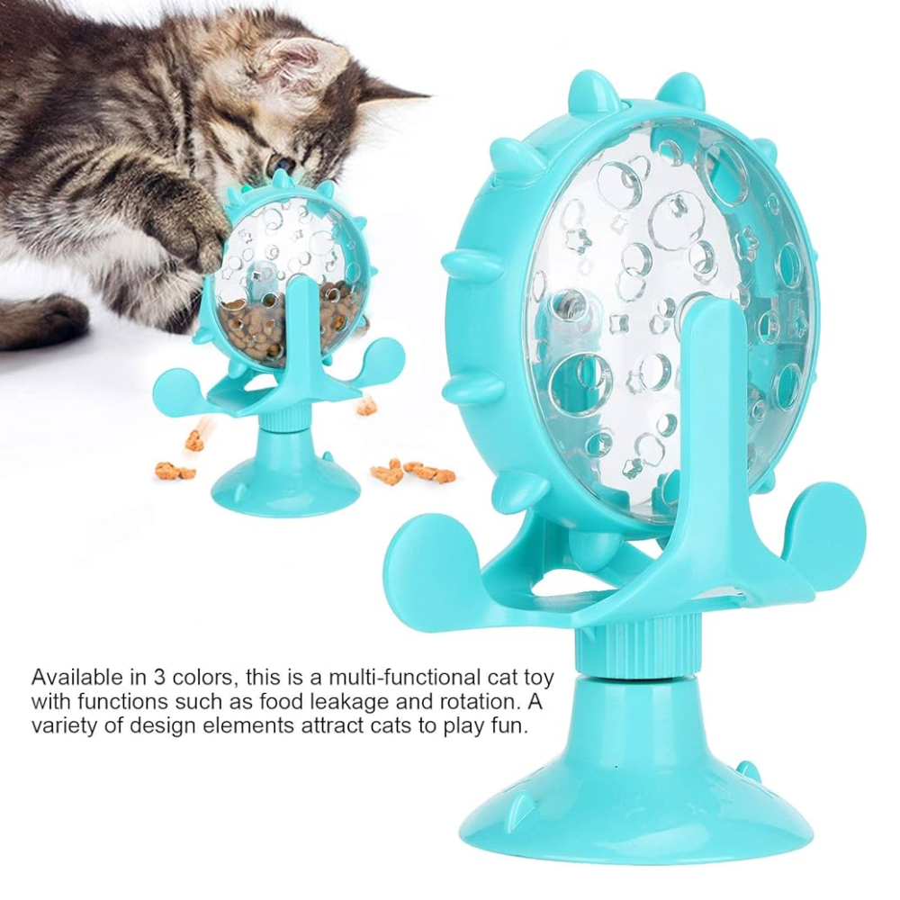 Pets Empire Food Dispenser Interactive Windmill Cat Toy