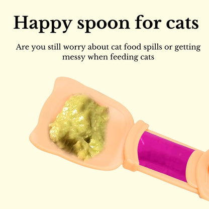 Pets Empire Cat Treat  Lickable  Spoon (Multicolor)-Pack of 3