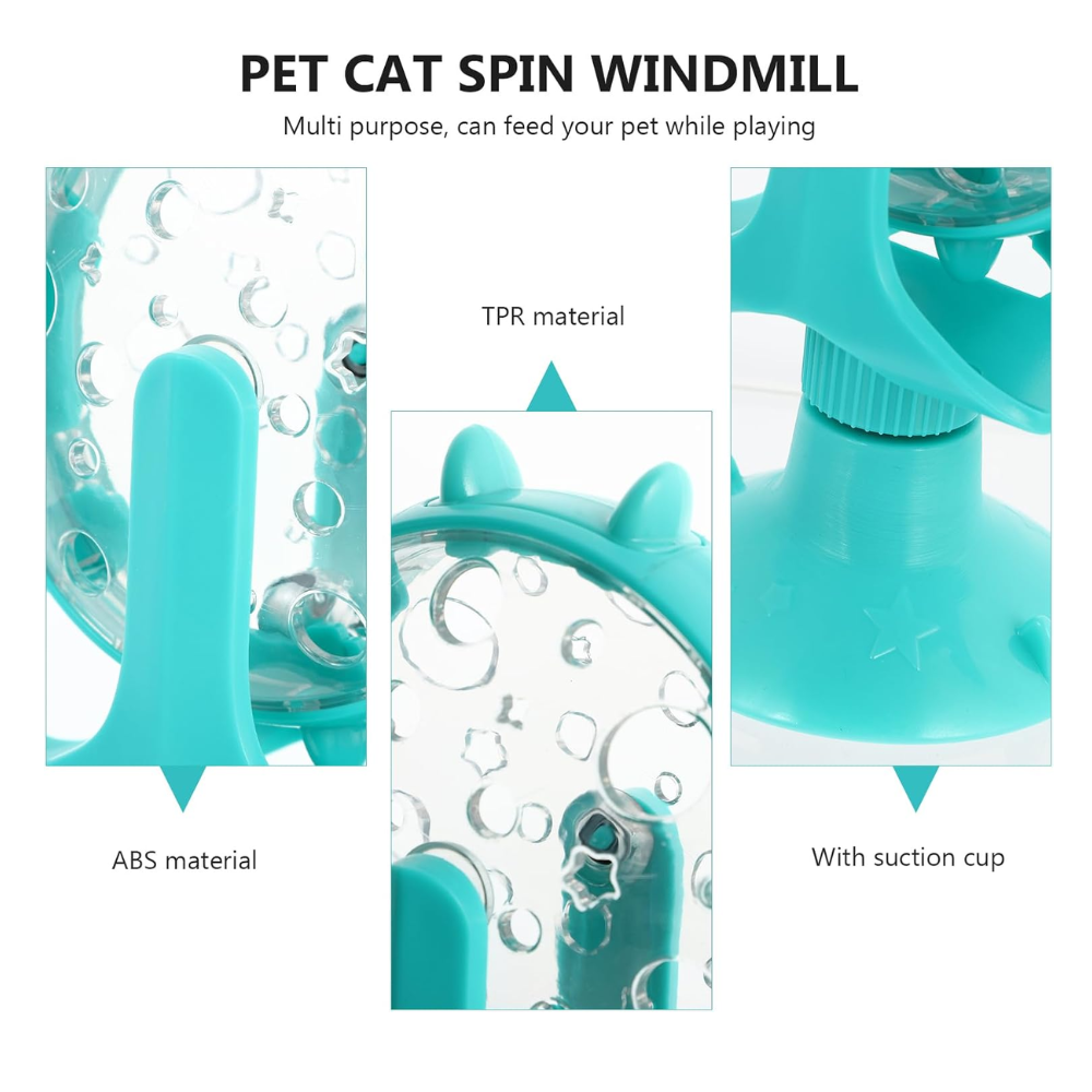 Pets Empire Food Dispenser Interactive Windmill Cat Toy