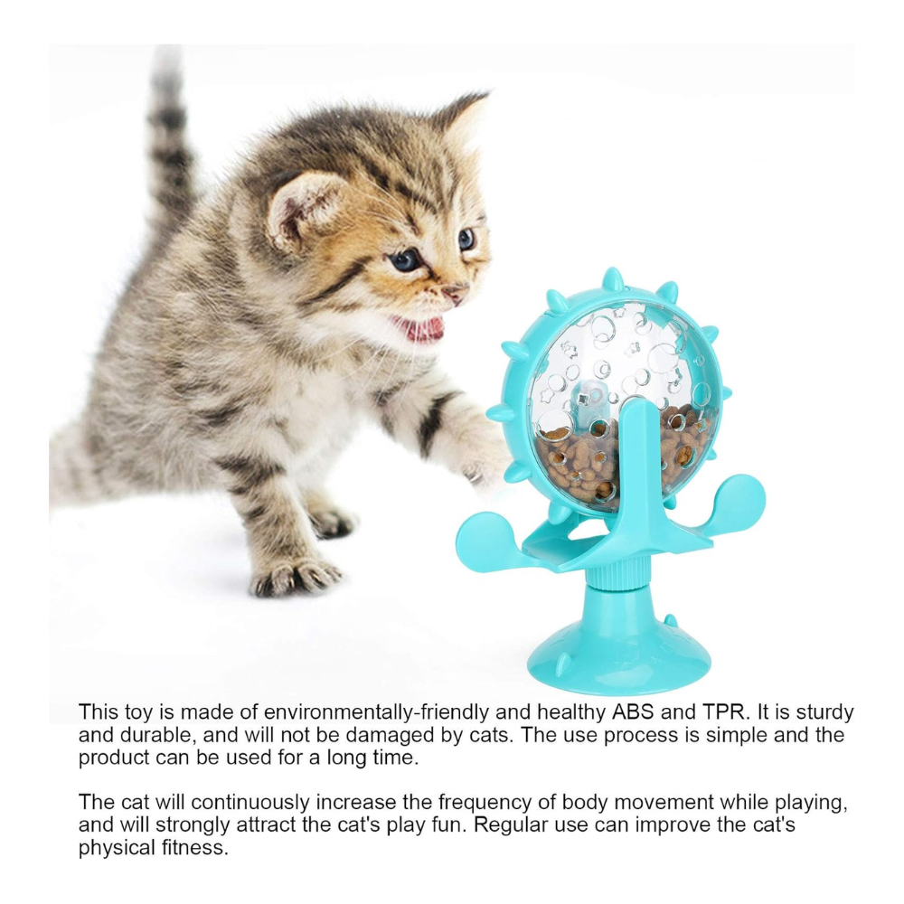 Pets Empire Food Dispenser Interactive Windmill Cat Toy