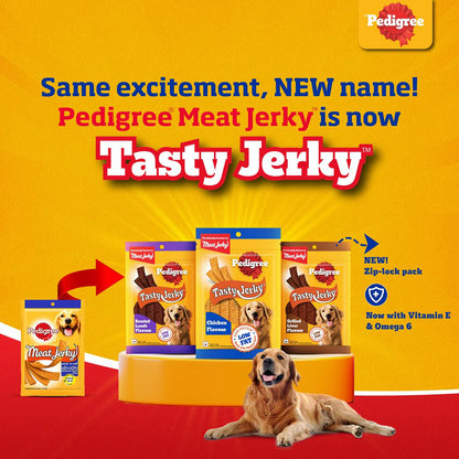 Pedigree Tasty Jerky Chicken Flavour Treat For Adult Dog - 70g