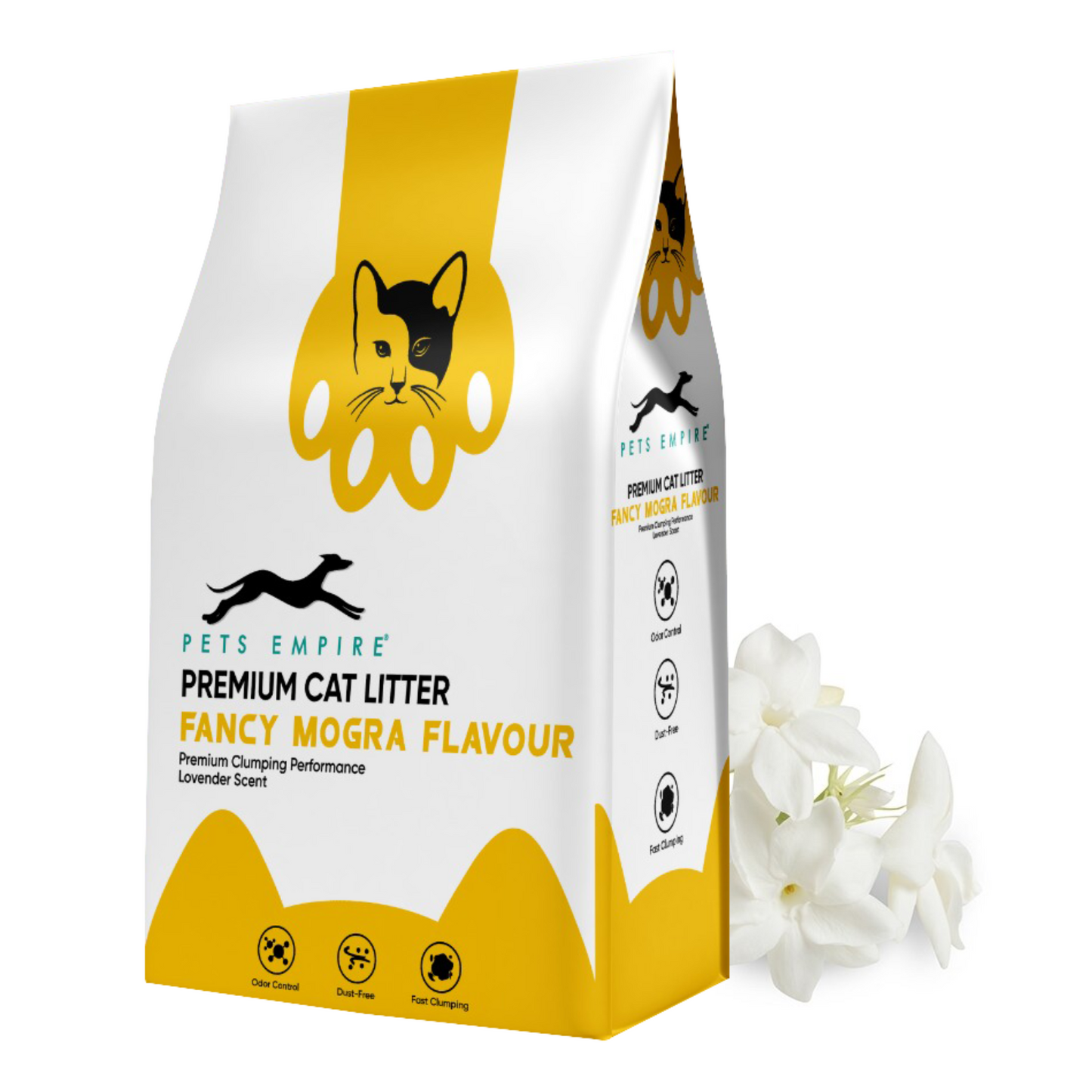 Pets Empire Cat Litter ( Natural & Clumpy) -Mogra Scented
