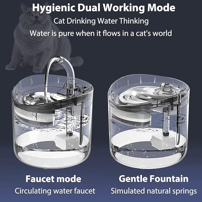 Pets Empire Automatic Water Fountain Dispenser for Cats - 1.8L