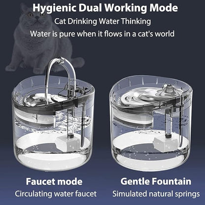 Pets Empire Automatic Water Fountain Dispenser for Cats - 1.8L