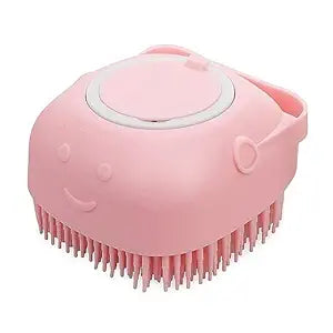 Pets Empire Grooming Silicone Bath Brush for Dogs ( Pack of 2 ) Multicolor