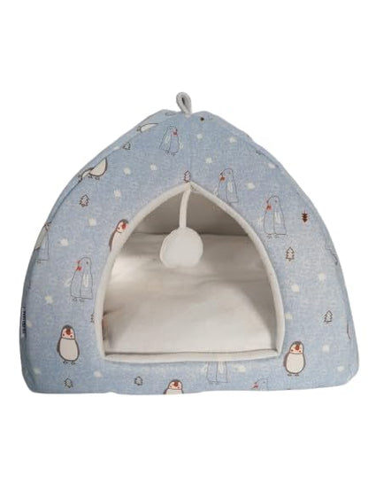 Pets Empire Ultra Soft Round Warm Hut for Cats & Kittens