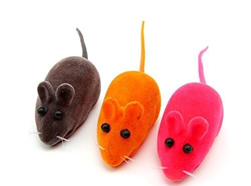 Pets Empire Mouse Squeak Noise Cat Toys (12 Pcs)