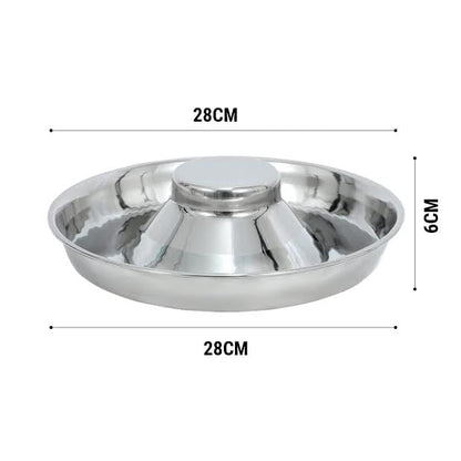 Pets Empire Stainless Steel Slow Feeding Dish