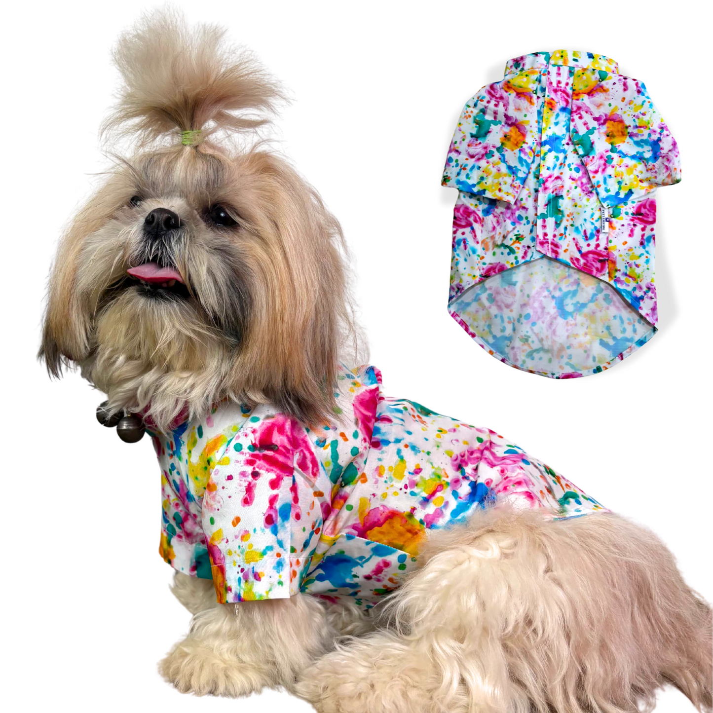 Pets Empire Holi Shirt For Dogs- Festive Edition