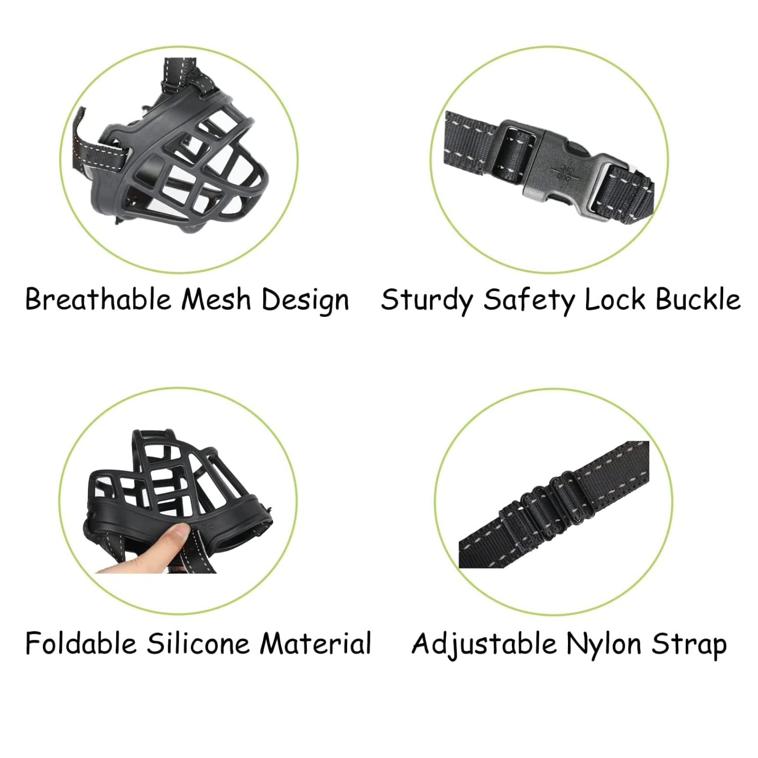 Pets Empire Soft Silica Gel Dog Muzzles