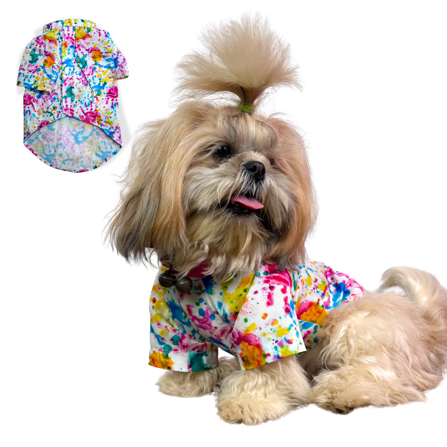 Pets Empire Holi Shirt For Dogs- Festive Edition