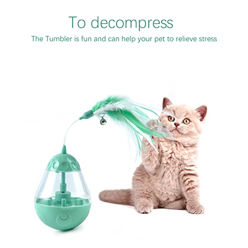 Pets Empire Cat Automatic Electric Tumbler Leakage Food Dispenser Toy (color may vary)