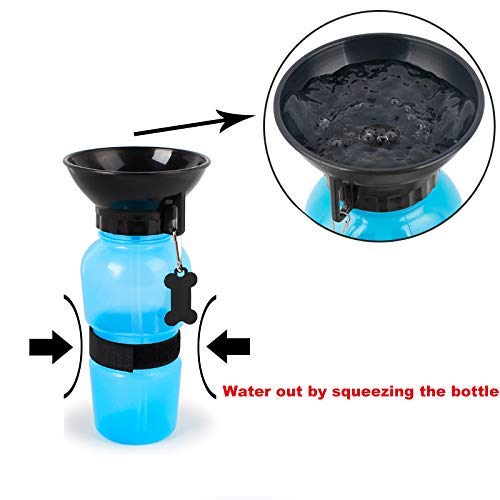 Pets Empire Dog Water Bottle 500 ml (Color May Vary)