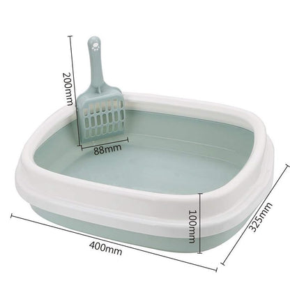 Pets Empire Cat Litter Box Set with Scooper- Pink