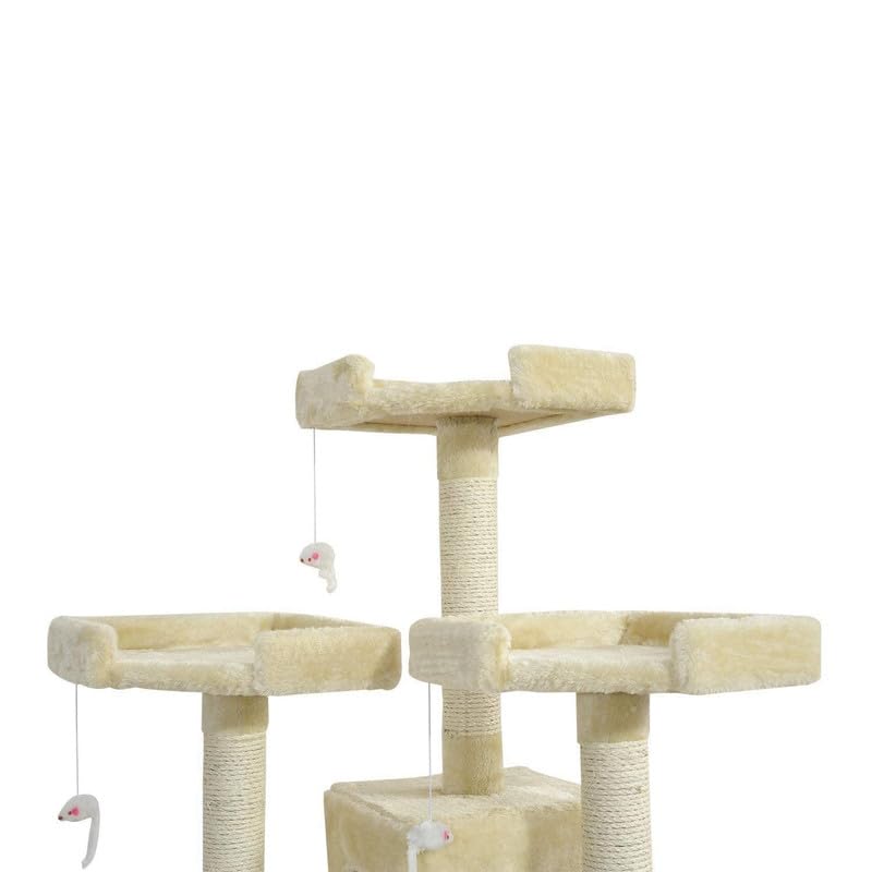 Pets Empire  Cream Colour Cat Tree for Kittens & Cats