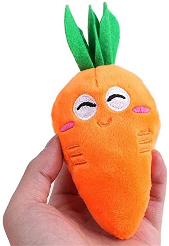 Pets Empire Vegetables Plush Toy combo for Dogs Puppies - Pack of 3