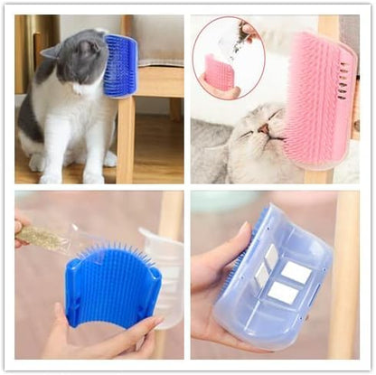 Self-Grooming Wall Brush for Cats