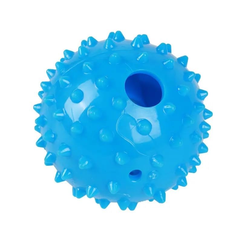 PETS EMPIRE Squeaky Rubber Ball Toy for Dogs, 1 Piece, Color May Very