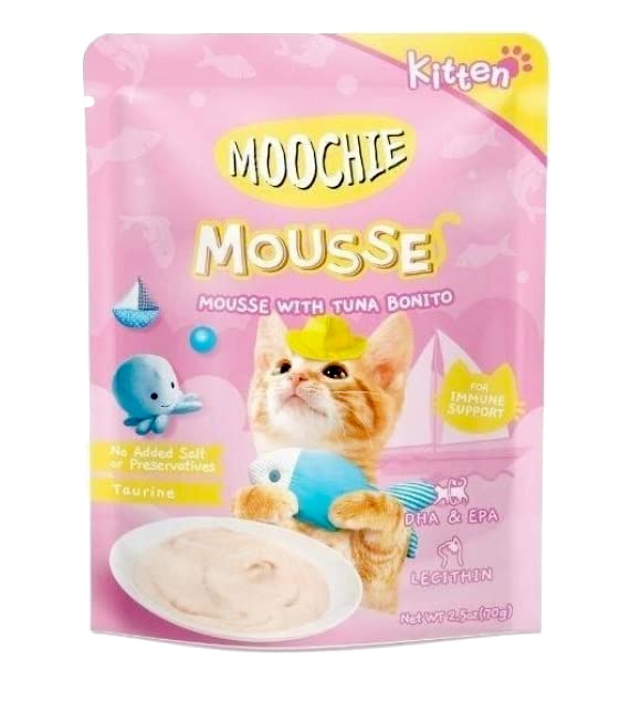 Moochie Mousse with Tuna Bonito for Kitten - 70 gms