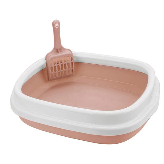Pets Empire Cat Litter Box Set with Scooper- Pink