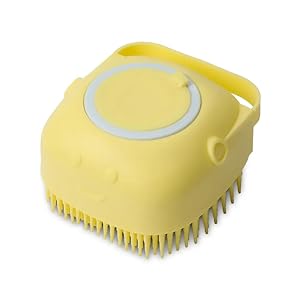 Pets Empire Flee Comb & Silicone Bath Brush for Pets