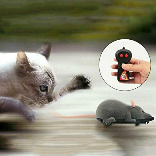 PETS EMPIRE Wireless Remote Control Rat Mouse Toy for Cats and Dogs
