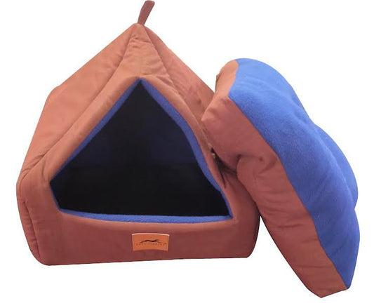 Pets Empire Soft Fabric Comfortable Hut Bed for Cats, Kittens and Puppies