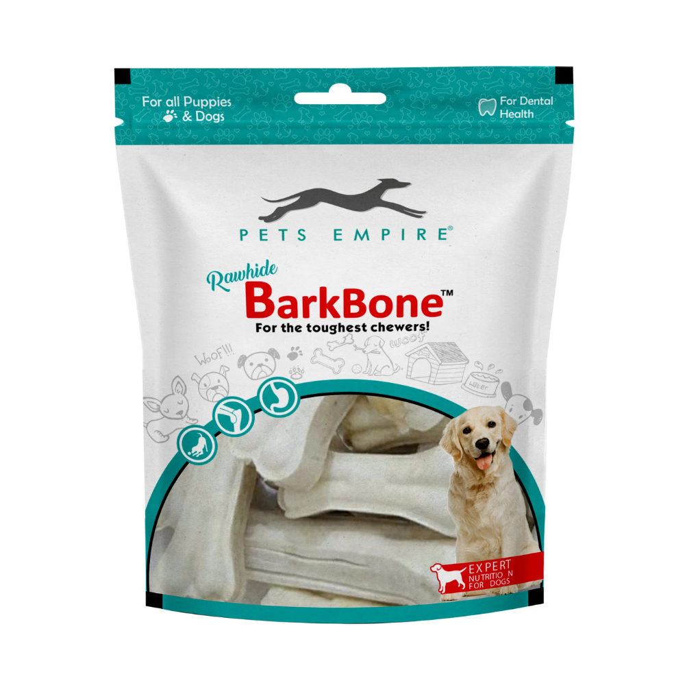 Pets Empire Rawhide Chew Bone for Dogs - 4 Inches