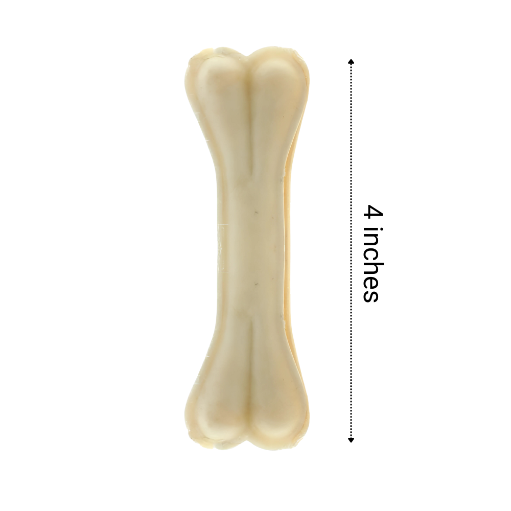 Pets Empire Rawhide Chew Bone for Dogs - 4 Inches