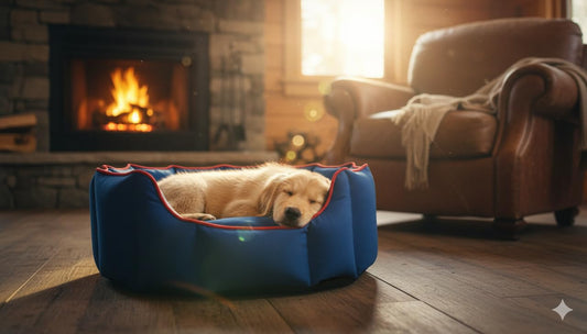 Pets Empire Cozy Midnight Blue Bed for Dogs & Puppies