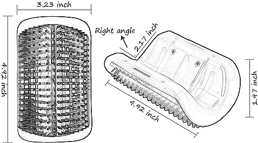 Self-Grooming Wall Brush for Cats