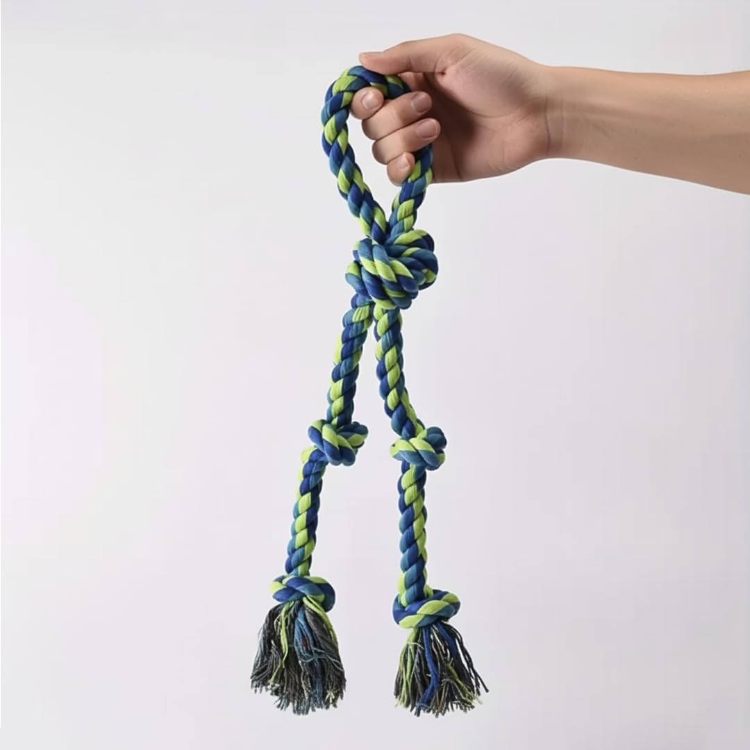 Pets Empire  Natural Double Knots rope Toy for Dogs