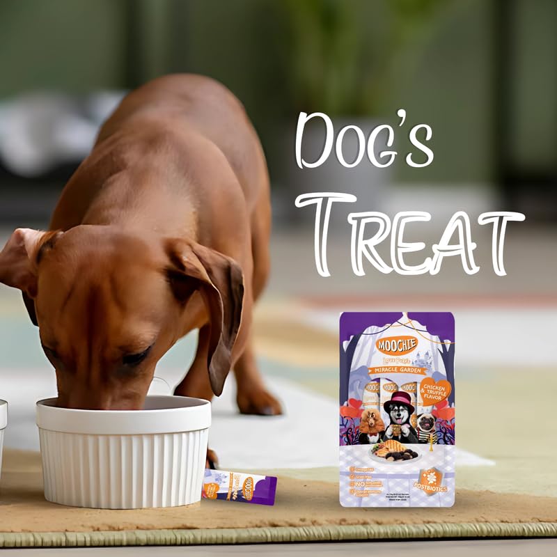 Moochie Creamy Dog Treats – Chicken & Truffle Flavour | Healthy & Tasty Snack