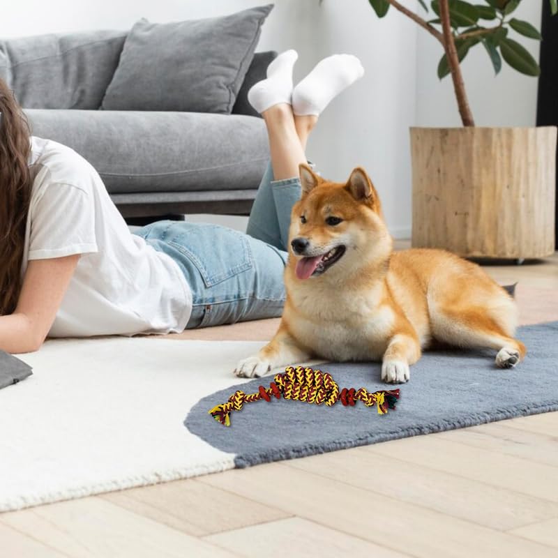 PETS EMPIRE Dog Chew Combo Of 4 Rope Toys