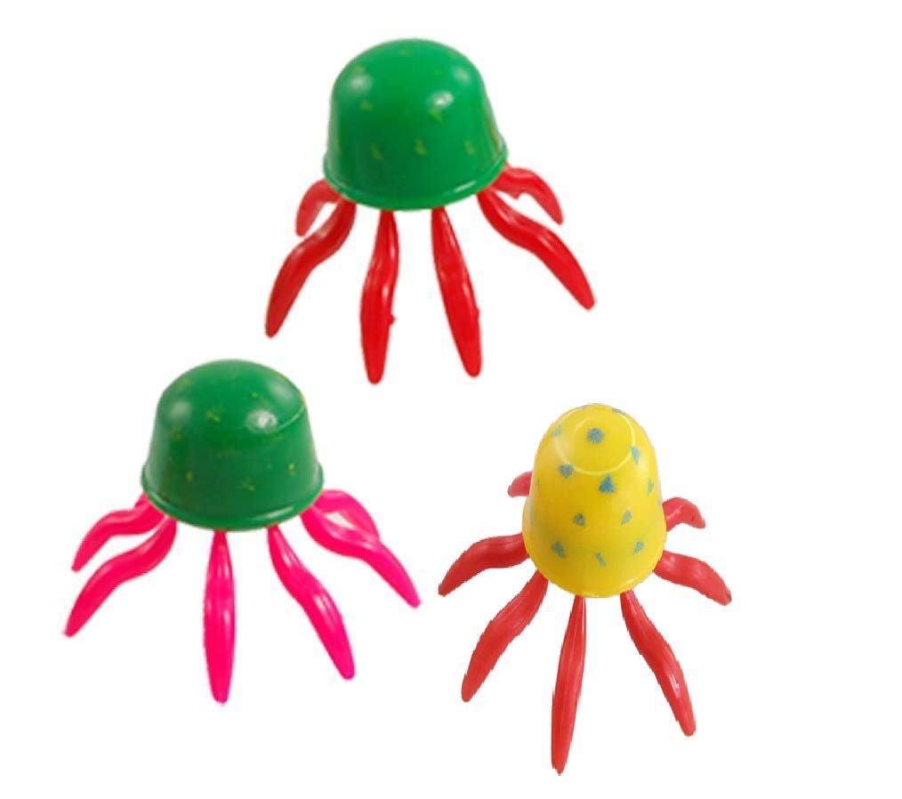 Pets Empire Artificial Plastic Octopus For Fish water Tank- 3 Pec