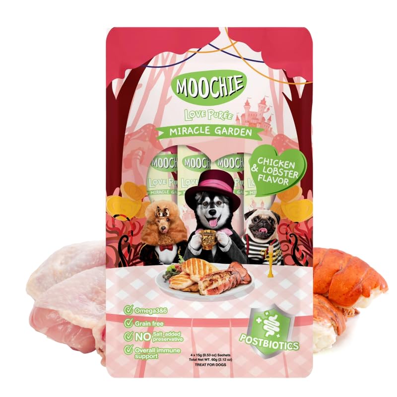 Moochie Creamy Treats for Dogs (Chicken and Lobster Flavour)