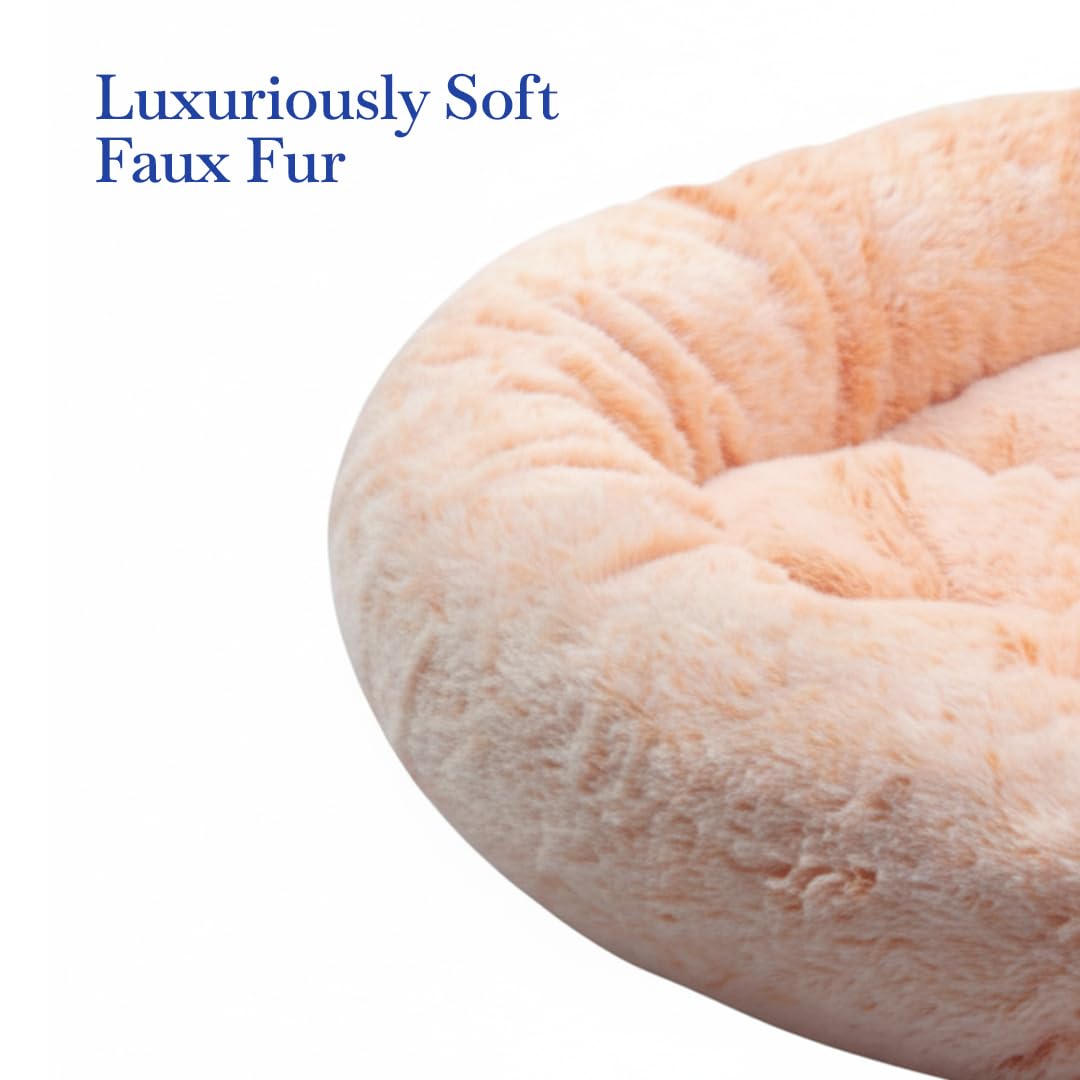 Pets Empire Soft Plush Donut Beds For Dogs