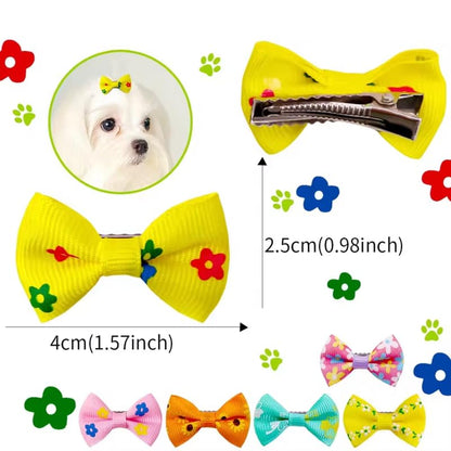 Pets Empire Mixed Hair Bows Clip for Cat/Puppy