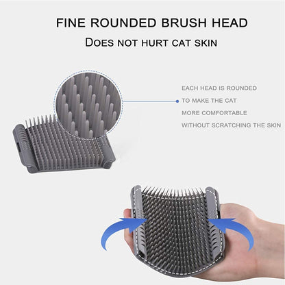 Self-Grooming Wall Brush for Cats