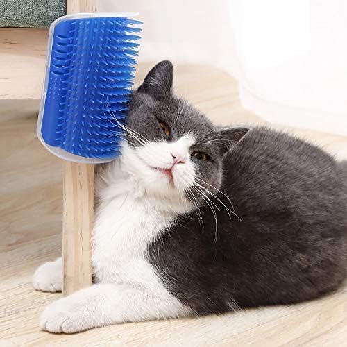 Pets Empire Self Groomer Wall Corner Cat Brush - 1 Peace