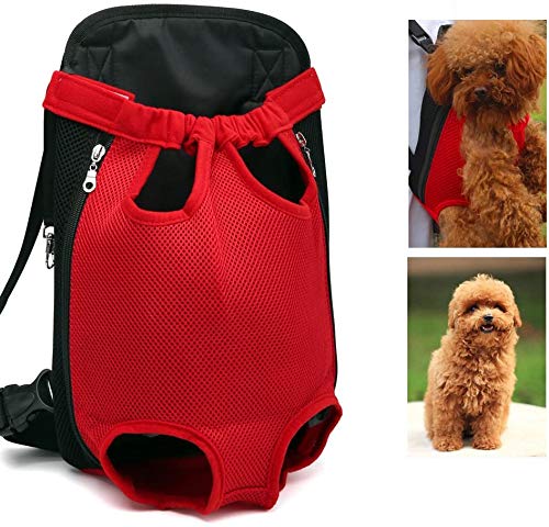 Pets Empire  Carrier Backpack For Puppies & Cats (Red)